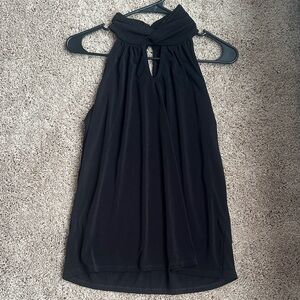 Black Halter Neck Top